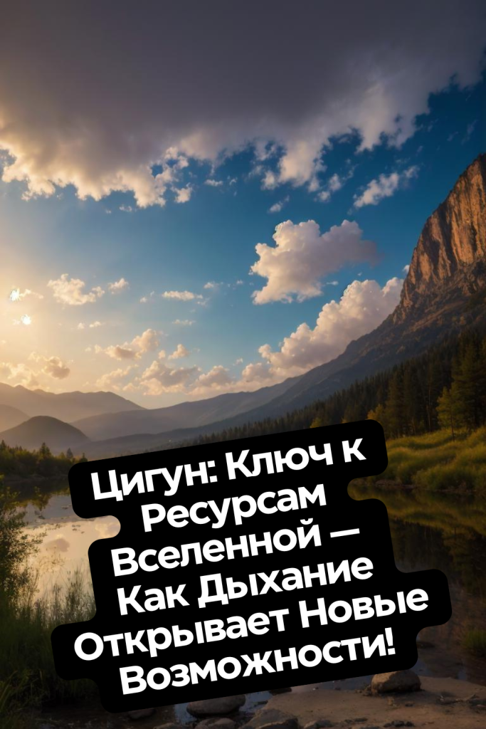 Цигун: Ключ к Ресурсам Вселенной — Как Дыхание Открывает Новые Возможности!