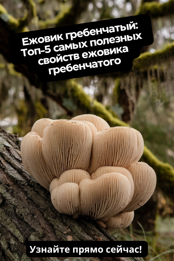 Ежовик гребенчатый: гриб, который заставит ваш мозг работать на 200%. Тайны, польза и шокирующие факты о природном ноотропе!