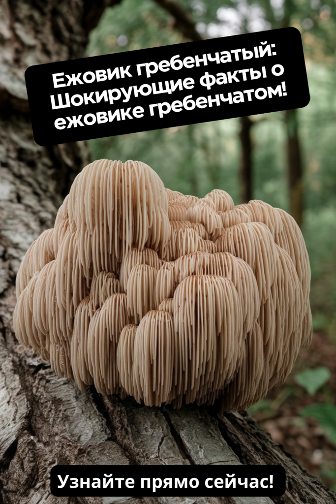 Ежовик гребенчатый: гриб, который заставит ваш мозг работать на 200%. Тайны, польза и шокирующие факты о природном ноотропе!